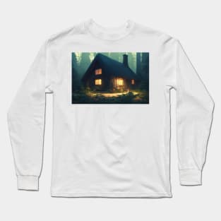 Magical ancient forest house Long Sleeve T-Shirt